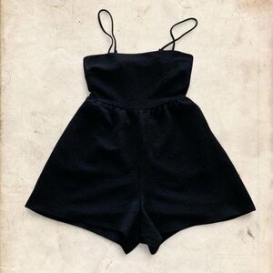 Wild Fable Black Romper